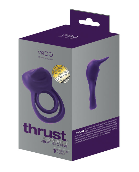VeDO Thrust Rechargeable Dual C-Ring - Purple by VeDO