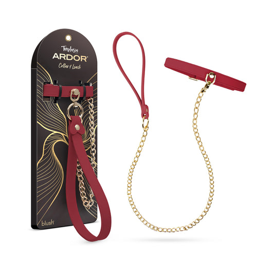 Temptasia Ardor Collar & Leash Red by Blush