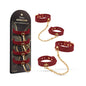 Temptasia Ardor Wrist & Ankle Restraints Red by Blush