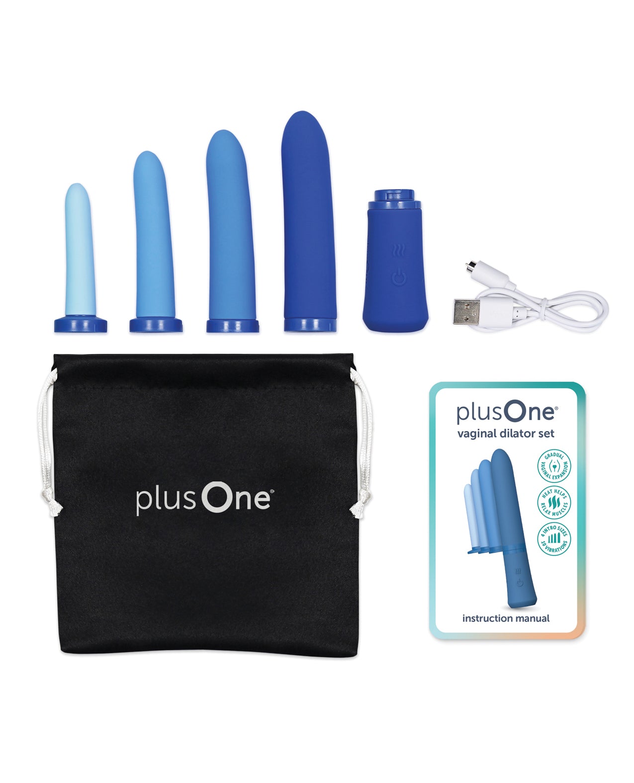 plusOne Vaginal Dilator Set by Beacon Wellness Brands