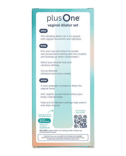 plusOne Vaginal Dilator Set by Beacon Wellness Brands