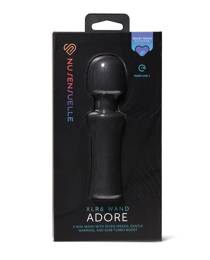 Nu Sensuelle Adore XRL8 Wand w/Heat - Black by Nu Sensuelle