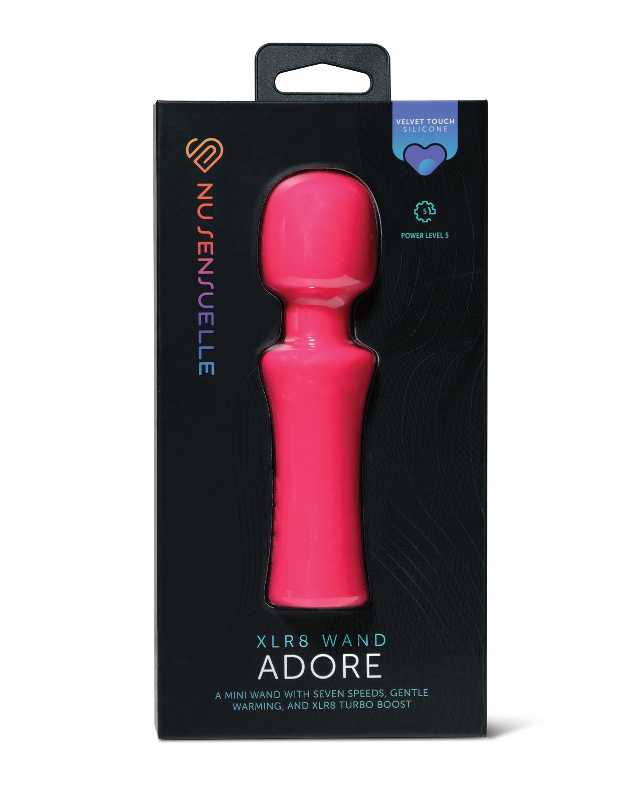 Nu Sensuelle Adore XRL8 Wand w/Heat - Hot Pink by Nu Sensuelle