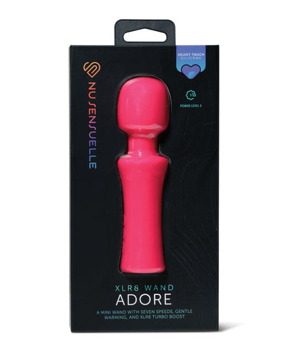 Nu Sensuelle Adore XRL8 Wand w/Heat - Hot Pink by Nu Sensuelle