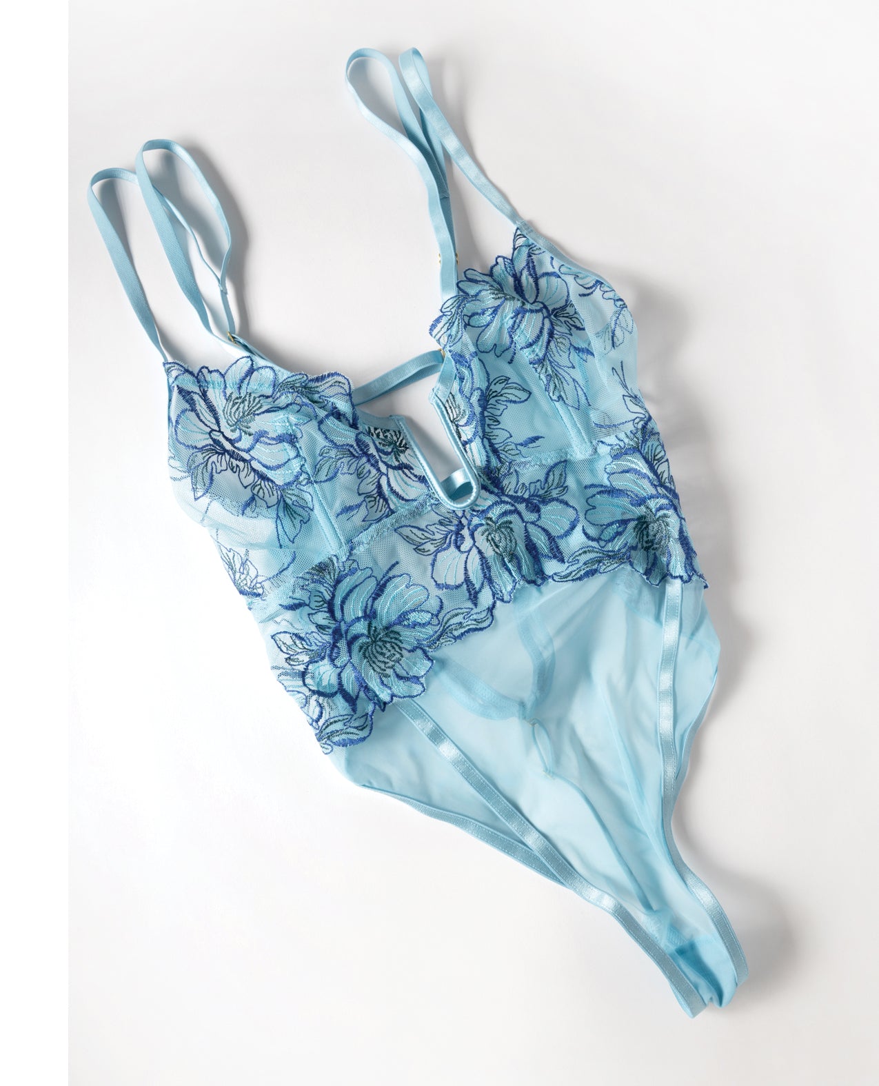 Emilia Floral Embroidered Teddy by Oh La La Cheri