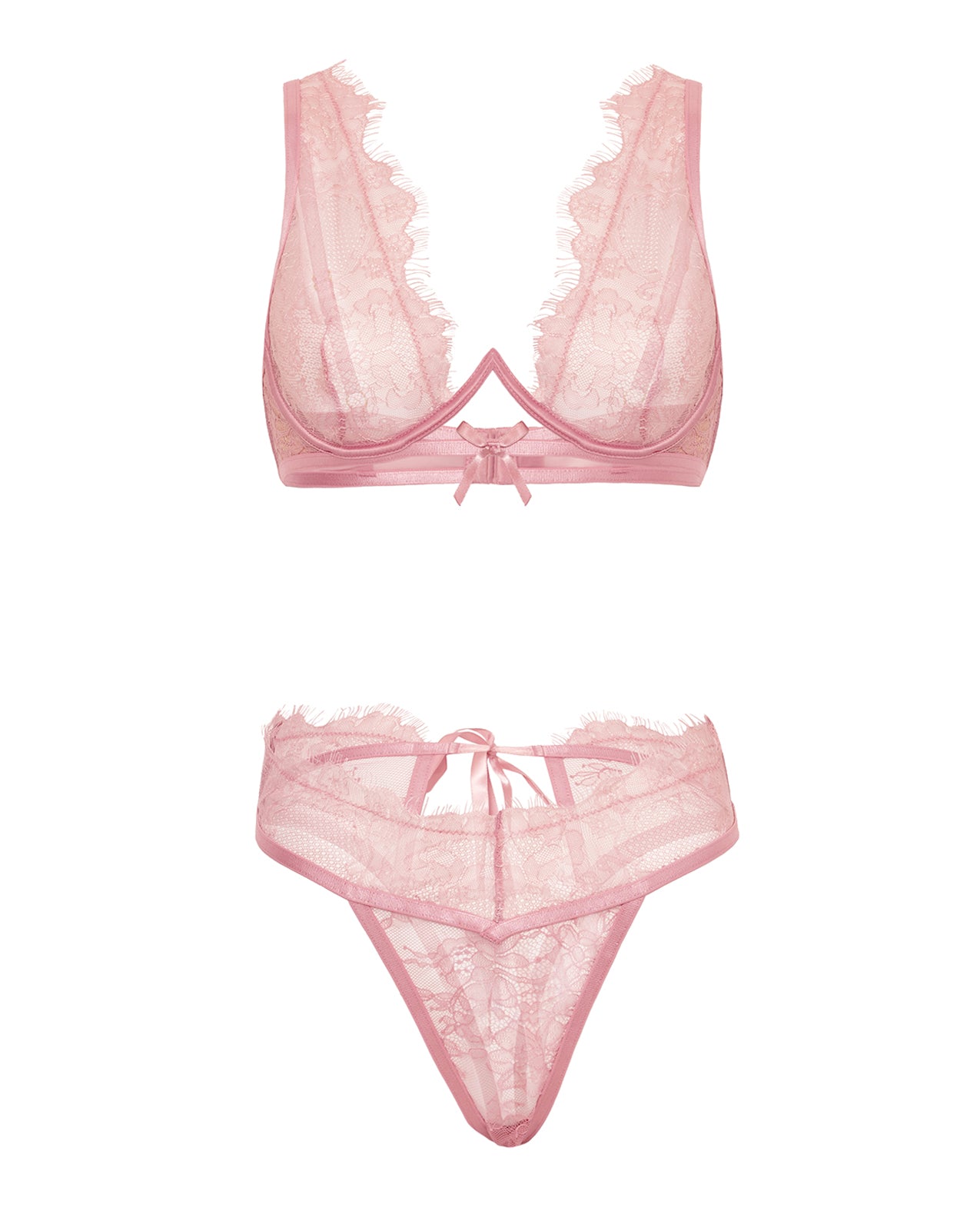 Beatriz Lace 2 pc Set w/Open Back by Oh La La Cheri