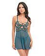 Daphne Lace & Mesh Babydoll by Oh La La Cheri