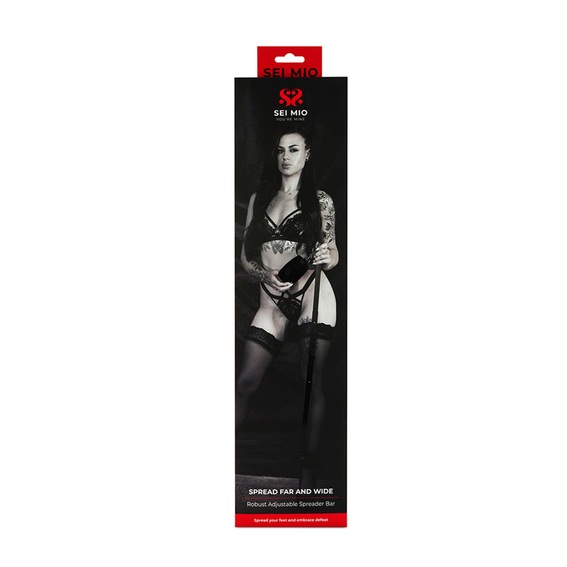 SEI MIO Spread Far and Wide Robust Adjustable Spreader Bar with Cuffs by Creative Conceptions LLC