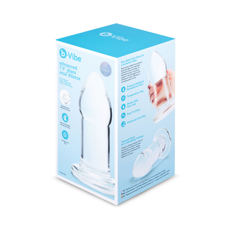 b-Vibe Advanced 7.5 in. Glass Anal Dilator by COTR Inc.