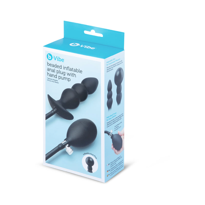 b-Vibe Beaded Inflatable Anal Plug with Hand Pump by COTR Inc.