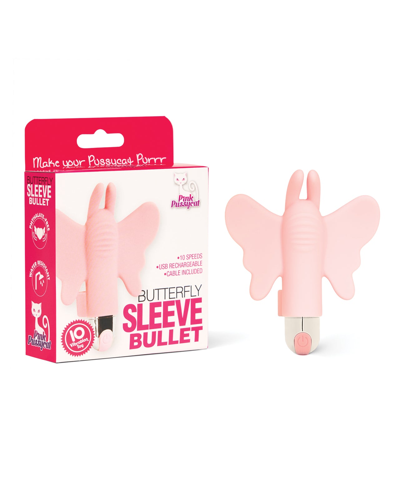 Pink Pussycat Butterfly Sleeve Bullet by Pink Pussycat