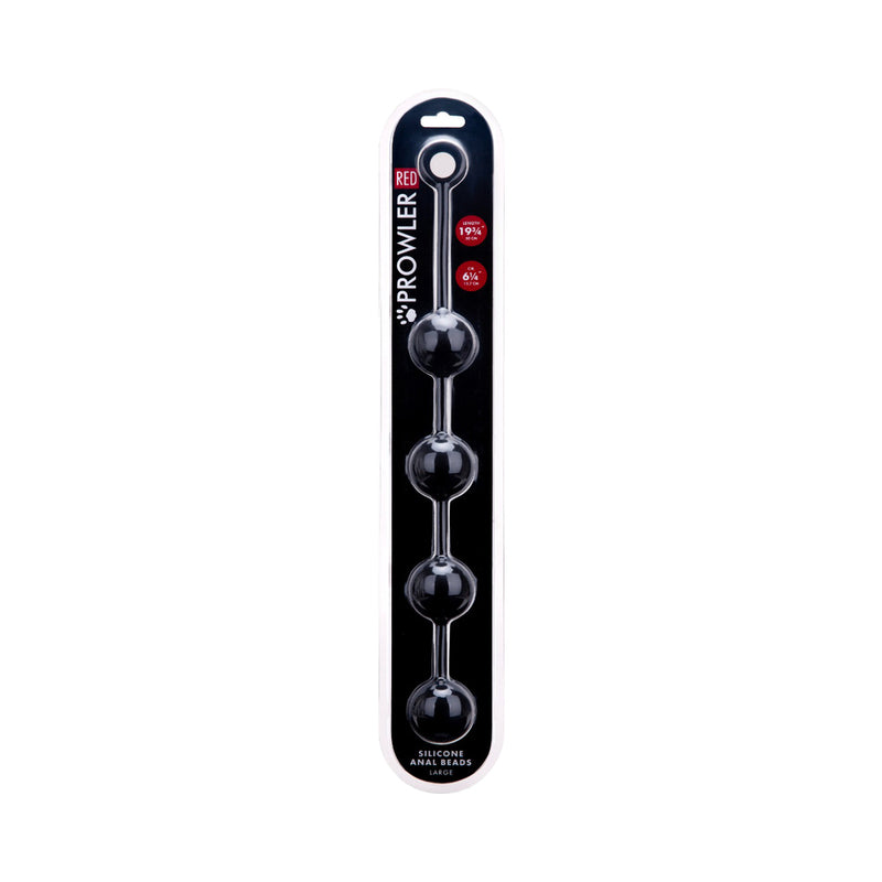Prowler RED Large Silicone Anal Beads by Simply Pleasure Ltd