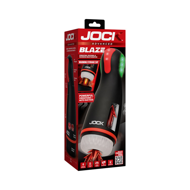 JOCK Advanced Blaze Vibrating, Sucking & Warming Masturbator by XR llc DBA Curve