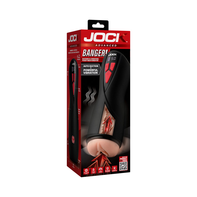 JOCK Advanced Banger Sucking & Vibrating Pussy Masturbator by XR llc DBA Curve