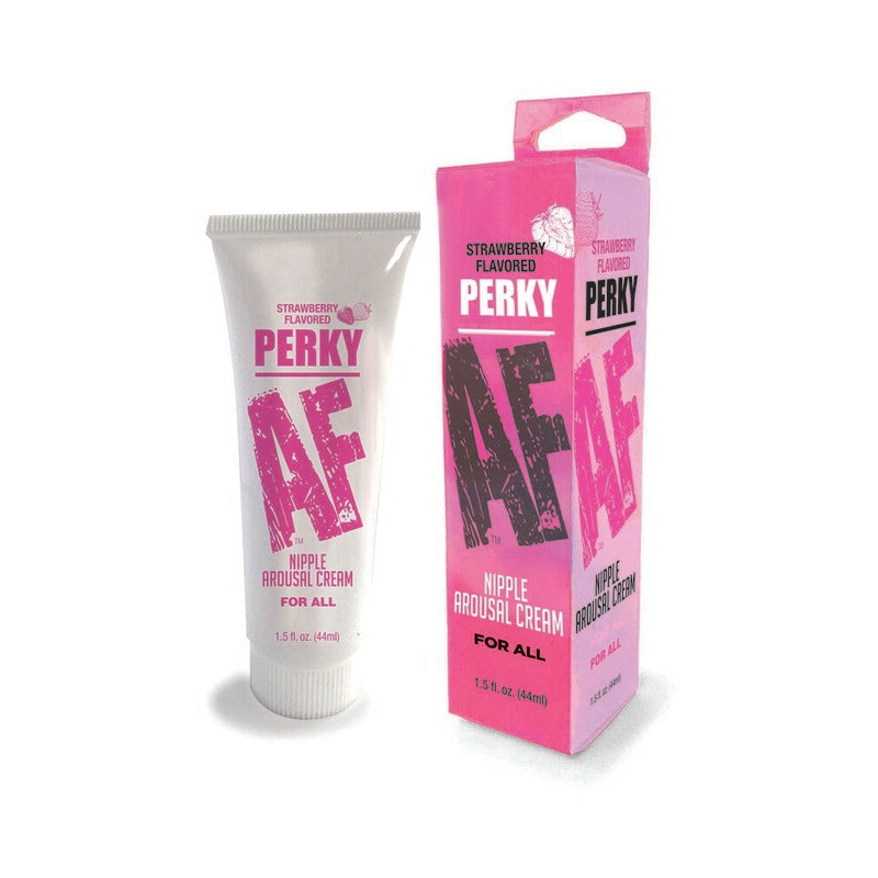 Perky AF Nipple Arousal Cream Strawberry 1.5 oz. by Little Genie Productions