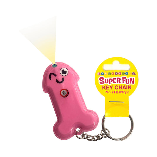 Super Fun Penis Flashlight Keychain by Little Genie Productions