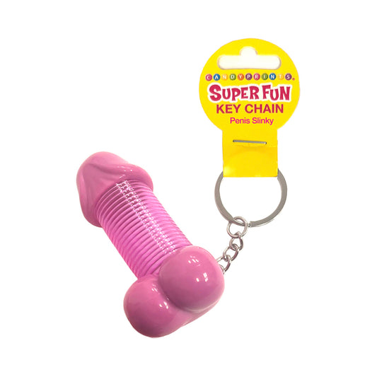 Super Fun Penis Slinky Keychain by Little Genie Productions