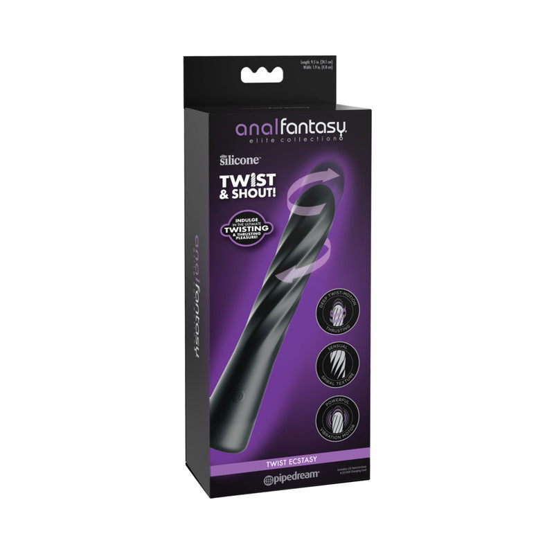 Anal Fantasy Elite Twist Ecstasy Black by Pipedream