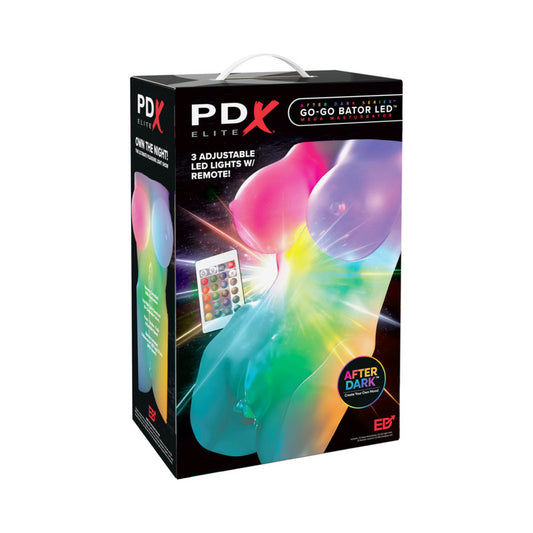 PDX Elite Go-Go Bator LED Mega Masturbator Frosted by PDX Brands