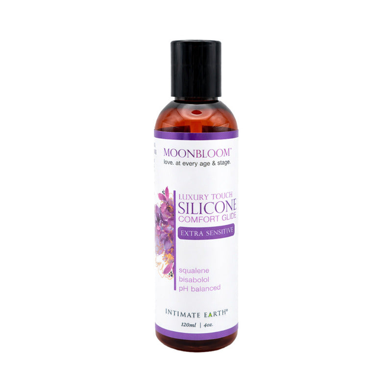 Intimate Earth Moon Bloom Silicone Comfort Glide 4 oz. by New Earth Trading LLC