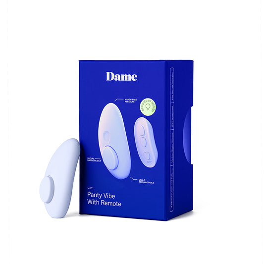 Dame Lay Panty Vibrator with Remote Control by Dame Products