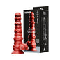 Tentra Rengol Studded Demon Thrusting Dildo Red by Vvole