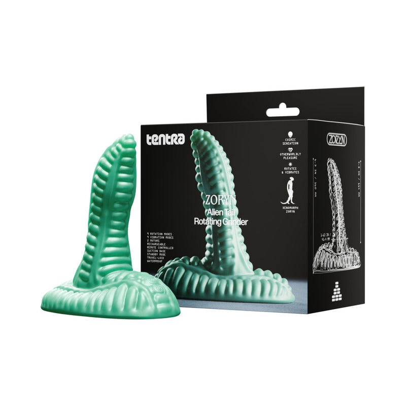Tentra Zoryn Alien Tail Rotating Grinder Green by Vvole