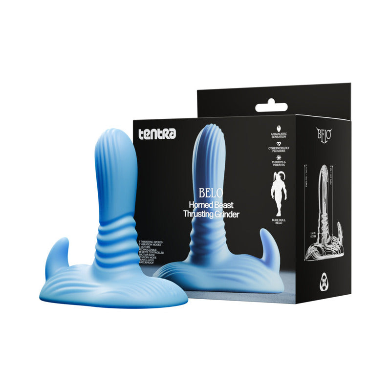 Tentra Belo Horned Beast Thrusting Grinder Blue by Vvole