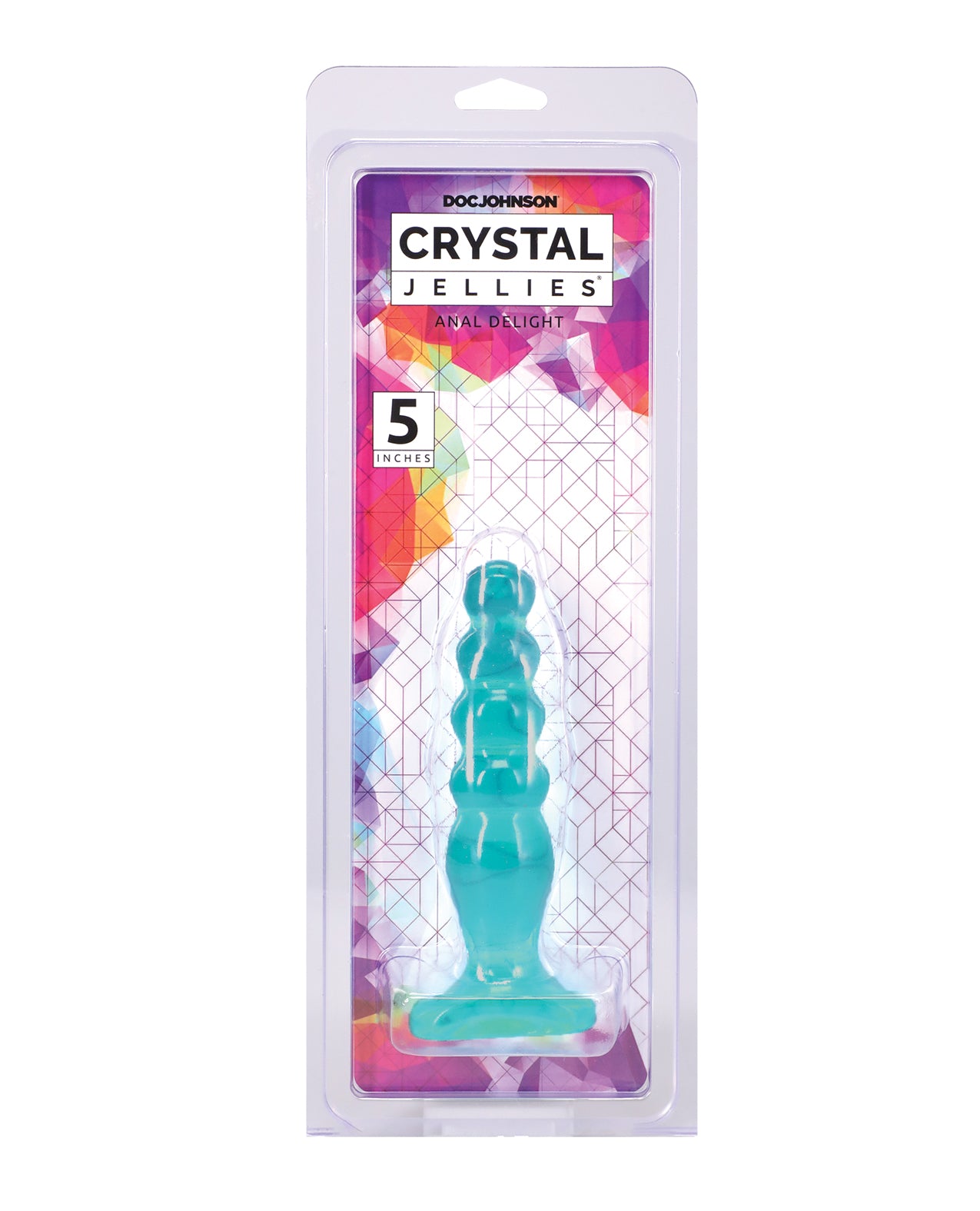 Crystal Jellies Anal Delight 5" - Teal by Crystal Jellies