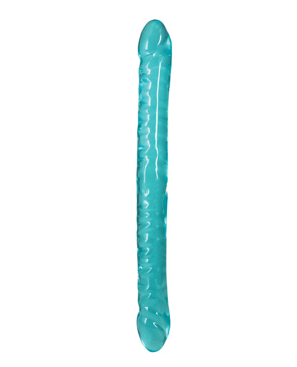 Crystal Jellies 18" Double Dong - Teal by Crystal Jellies