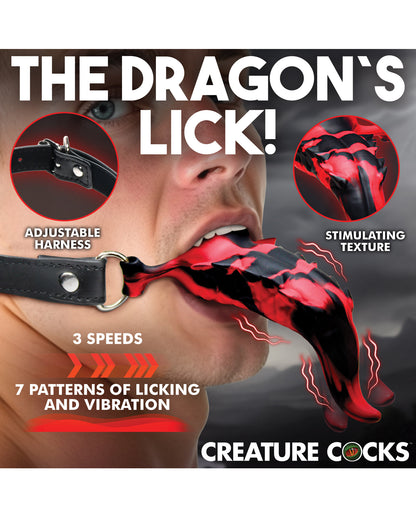 Creature Cocks Vibrating Demon's Tongue - Red by Creature Cocks