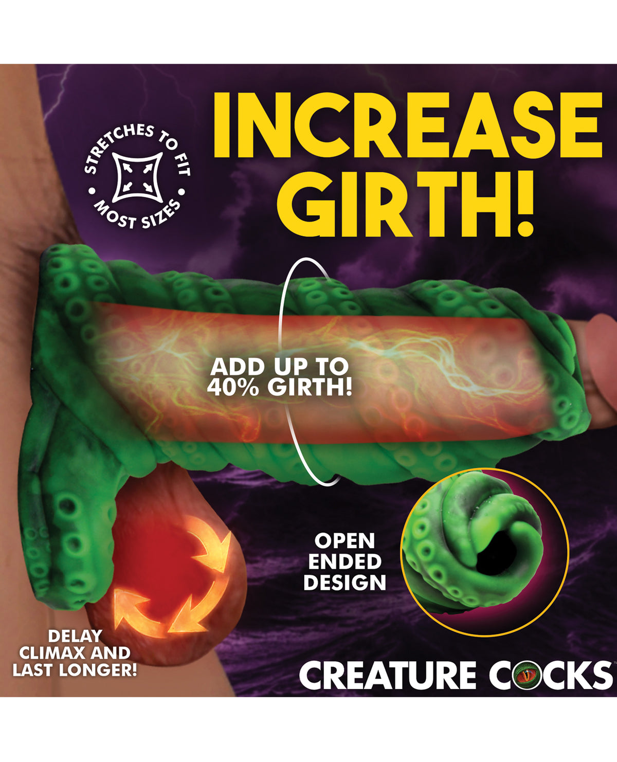 Creature Cocks Tenta Girth Silicone Penis Enhancer by Creature Cocks