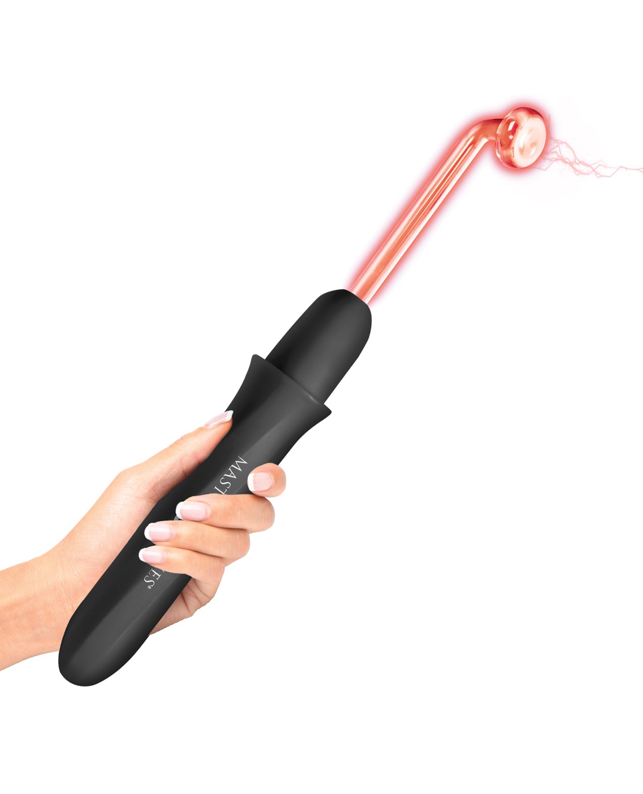 Master Series Elektra Rechargeable Violet Wand - Black by Master Series
