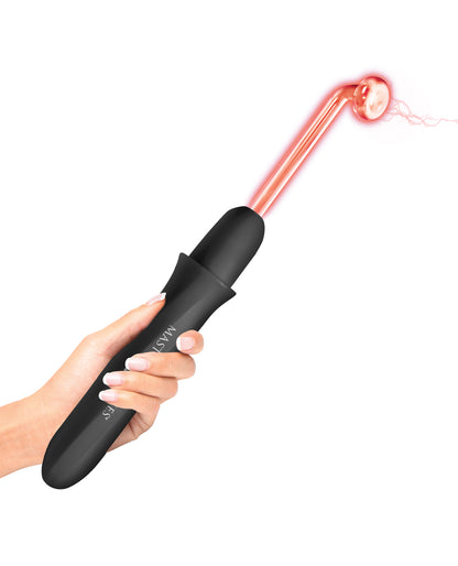 Master Series Elektra Rechargeable Violet Wand - Black by Master Series