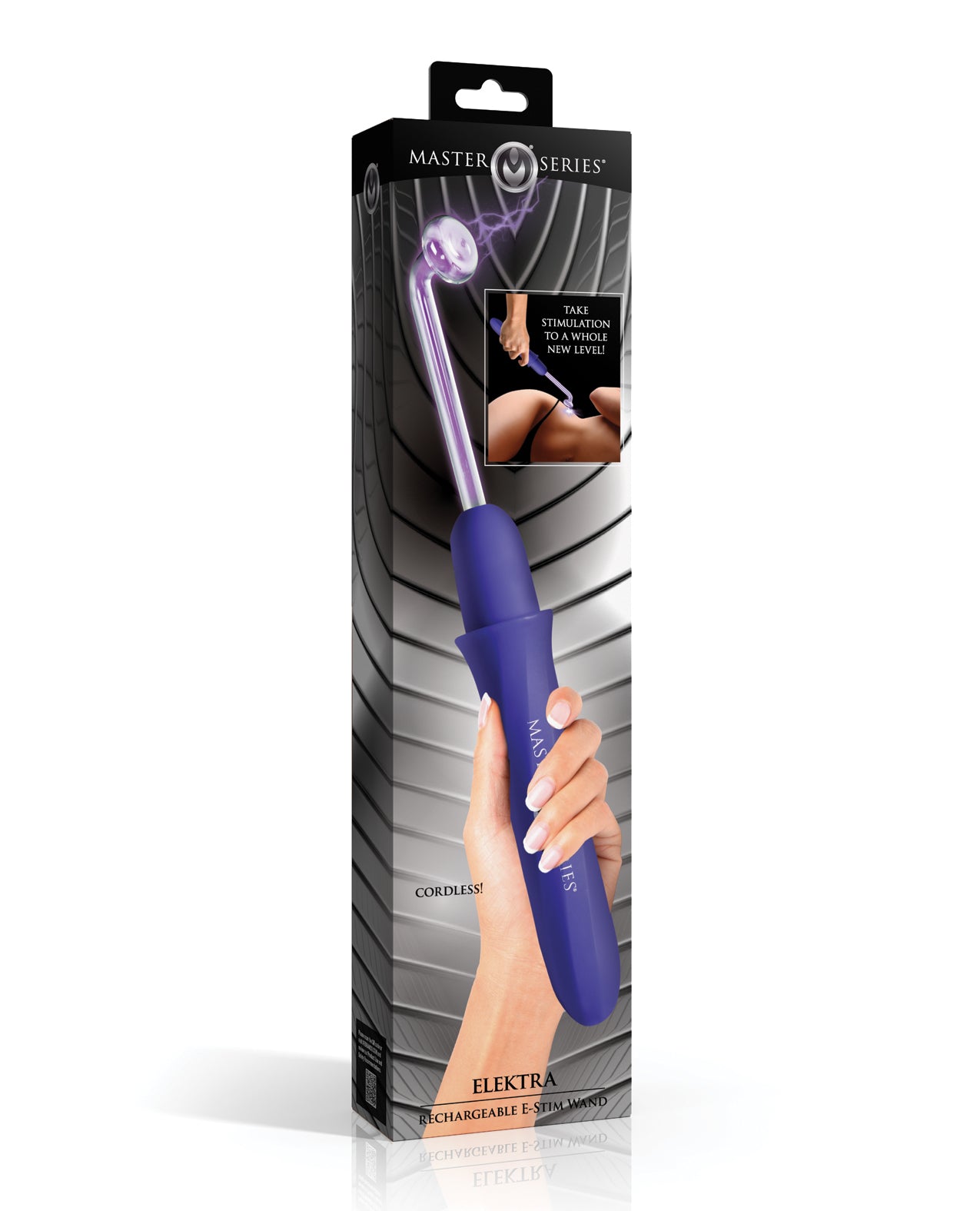 Master Series Elektra Rechargeable Violet Wand - Purple by Master Series
