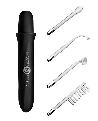 Master Series Elektrawand Rechargeable Violet Wand w/Attachments - Black by Master Series