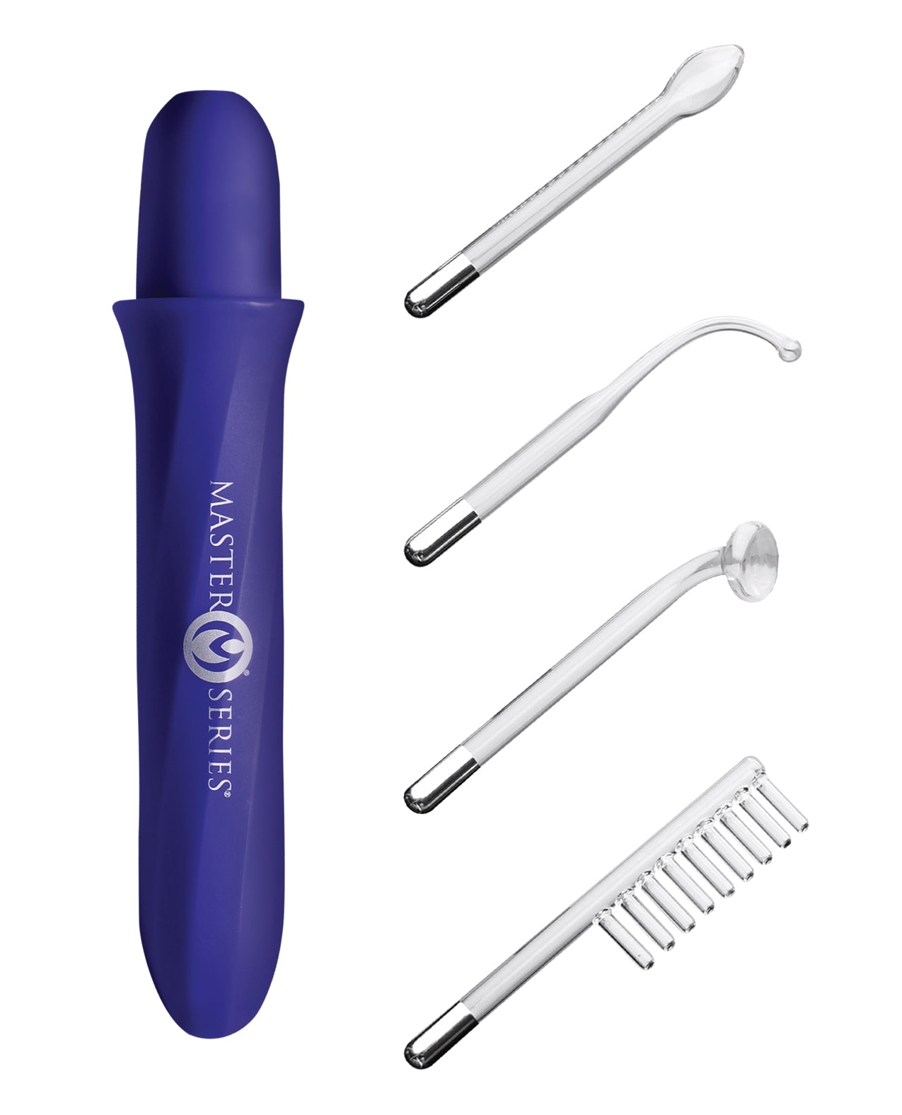 Master Series Elektrawand Rechargeable Violet Wand w/Attachments - Purple by Master Series