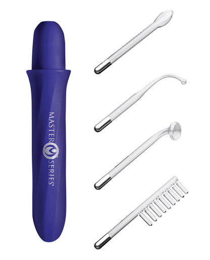 Master Series Elektrawand Rechargeable Violet Wand w/Attachments - Purple by Master Series
