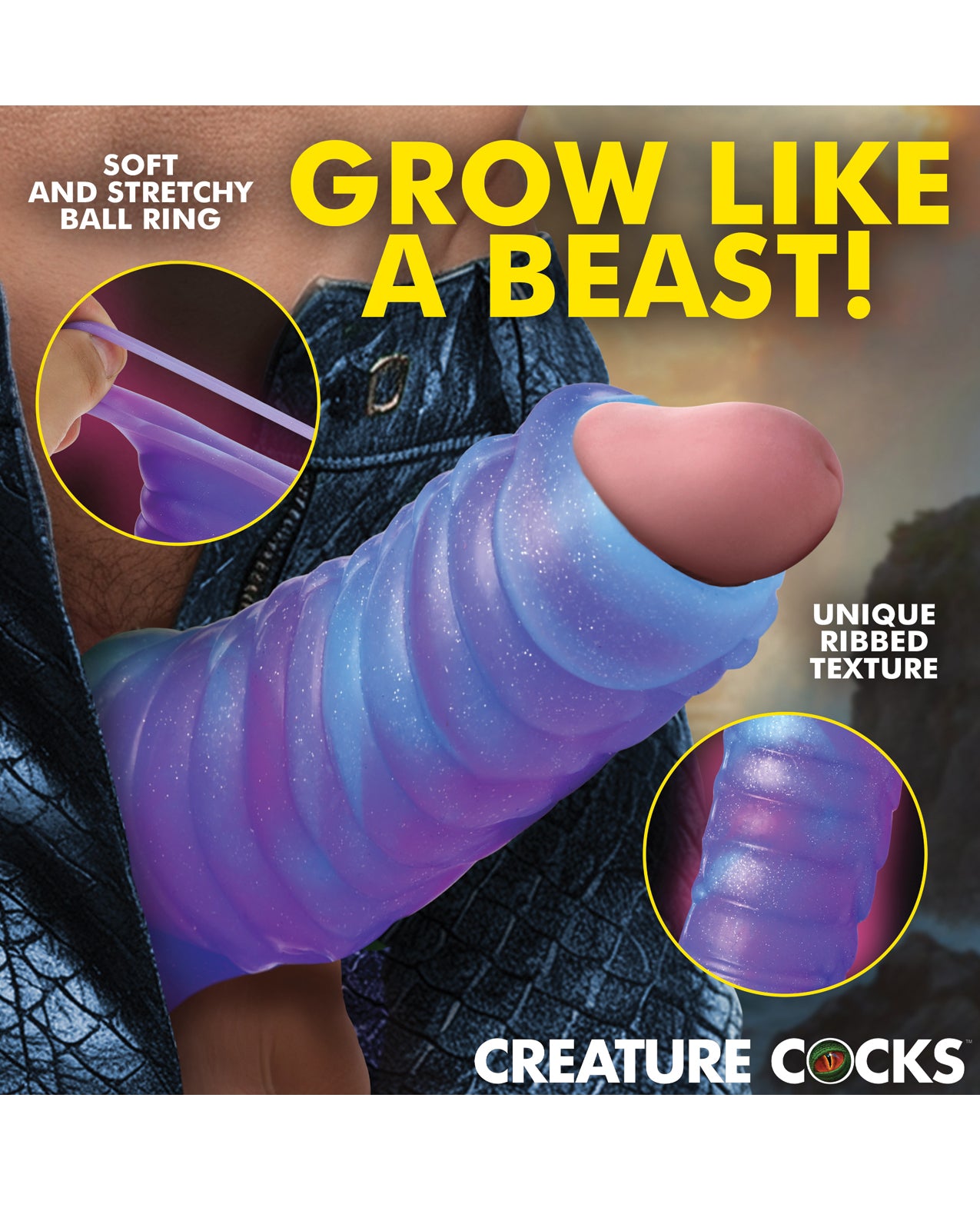 Creature Cocks Sea Stallion Silicone Penis Enhancer by Creature Cocks