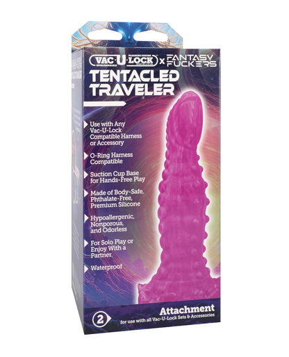Vac-U-Lock x Fantasy Fuckers Tentacled Traveler - Pink by Vac-U-lock
