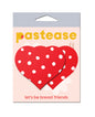 Pastease Heart w/Polka Dot - Red/White O/S by Pastease