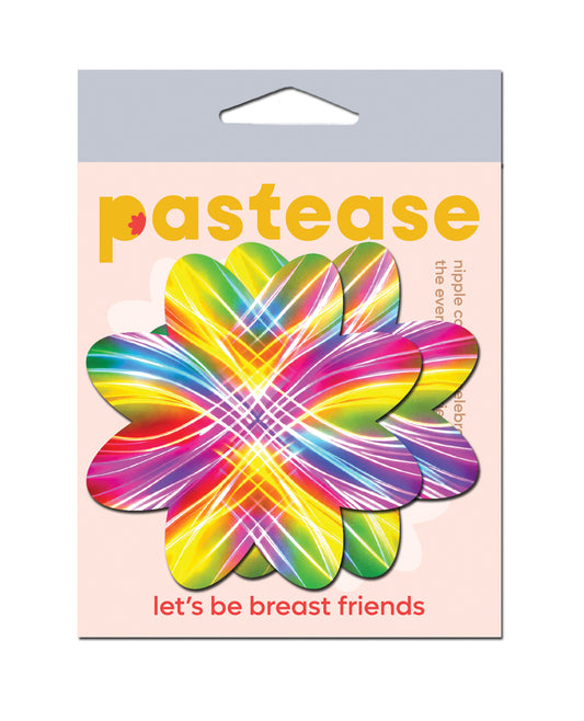 Pastease Electric Fractal Laser Petal - Rainbow O/S by Pastease