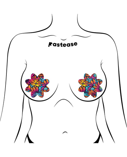 Pastease Neon Flowers Petal - Multi-Color O/S by Pastease
