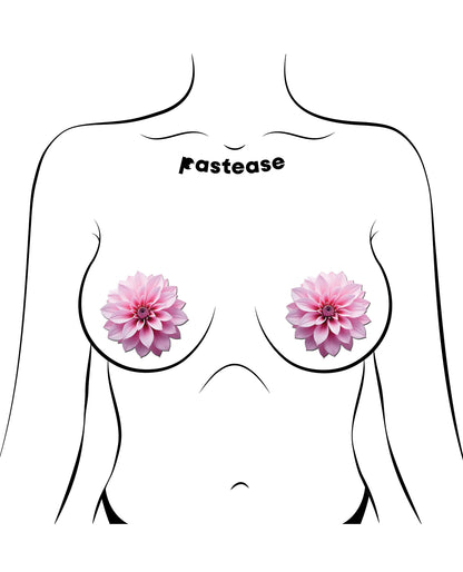 Pastease Tropical Dahlia Botanical Flower - Pink O/S by Pastease