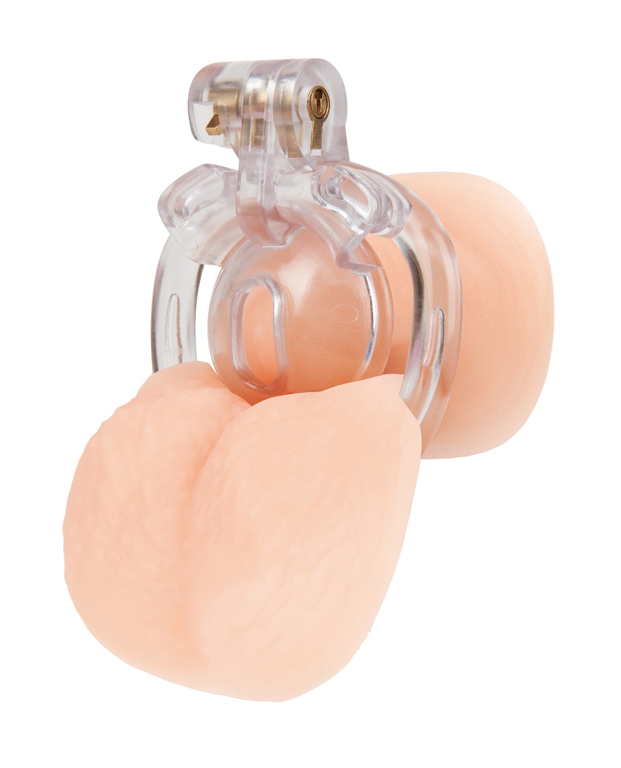 Acrylic See Thru Mini Cock Micro Chastity Cage by Blue Line