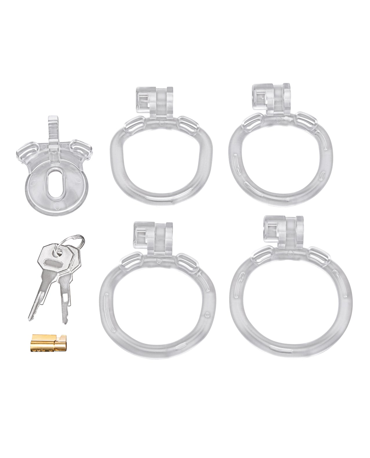 Acrylic See Thru Mini Cock Micro Chastity Cage by Blue Line