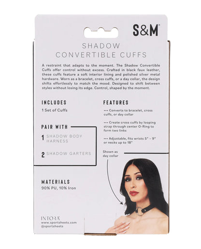 Sex & Mischief Shadow Convertible Cuffs