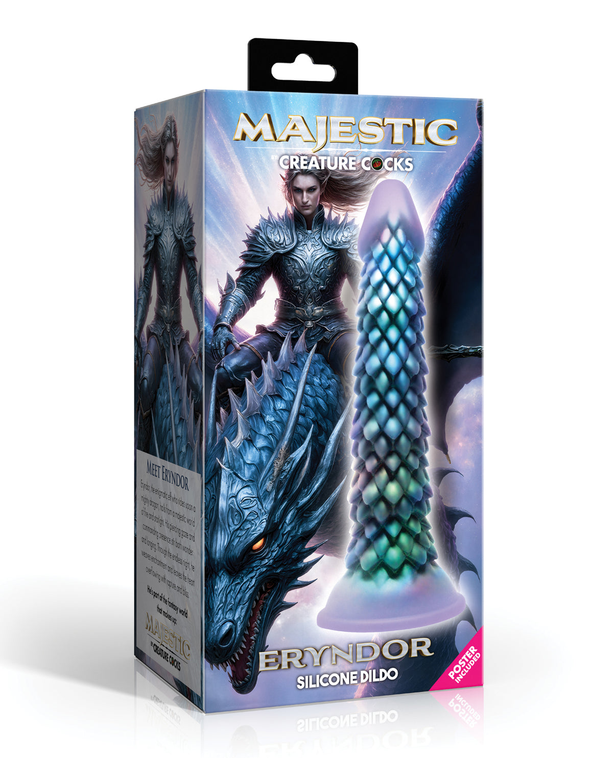 Majestic Eryndor Silicone Dildo by Majestic