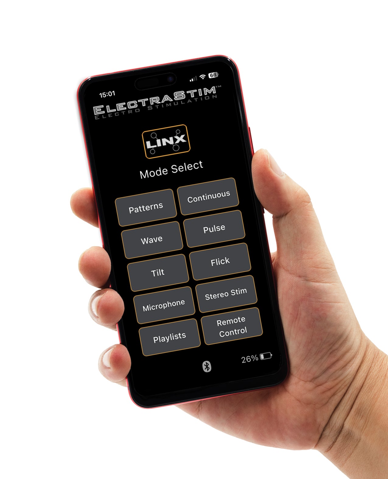 ElectraStim Link App Controlled Stimulator - Black/Silver by ElectraStim