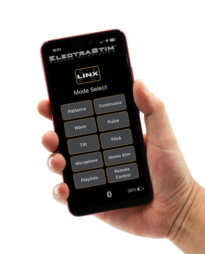 ElectraStim Link App Controlled Stimulator - Black/Silver by ElectraStim